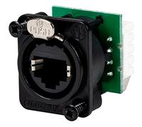 Neutrik NE8FDV-YK-B RJ45 Embase plaqué chrome