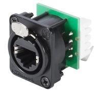 Neutrik Connecteur de données RJ45 etherCon D NE8FDV-YK-B femelle droit 8P8C noir 1 pc