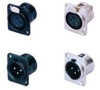 RJ45 connecteur de données série etherCon® D Neutrik NE8FDV-YK RJ45 femelle, droit NE8FDV-YK Pôle: 8P8C nickel 1 pc(s)