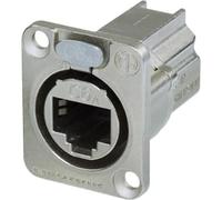 Neutrik Connecteur RJ45 NE8FDX-P6 etherCon D – femelle, droit, 8P8C, nickel – 1 pièce