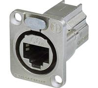 Neutrik Connecteur RJ45 NE8FDX-P6 etherCon D – femelle, droit, 8P8C, nickel – 1 pièce