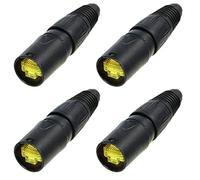 Neutrik NE8MX-B-1 Lot de 4 connecteurs de câble Ethernet Noir