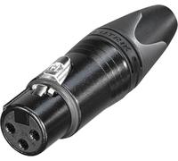 XLR femelle, droit Neutrik NC3FXX-B Nombre de pôles: 3 noir 1 pc(s)