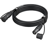 Neutrik NKE5E-E1E1-M0020 RJ45 Câble réseau, câble patch CAT 5e 2 m noir très flexible 1 pc(s)