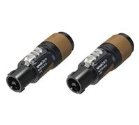Neutrik NL2FXX-W-S Connecteur de haut-parleur verrouillable SpeakON 2 pôles