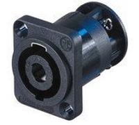 Neutrik NL4MP-ST connecteur de fils speakON Noir - Connecteurs de fils (speakON, Noir, Polyamide, 250 V, 40 A, -30 - 80 °C)