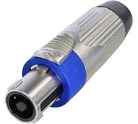 Neutrik NLT4FXX Connecteur Femelle Nombre de pôles: 4 argent, bleu 1 pc(s) Piece
