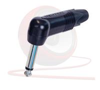 Neutrik NP2RX-BAG Prise Mono TS 1/4 Pouce Noire Et Argent. Guitare / Clavier