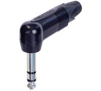 Neutrik Jack 6,35 mm mâle coudé NP3RX-BAG – 3 pôles stéréo, noir
