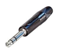 Neutrik NP3X-BAG - Connecteur jack 6,3 mm à 3 pôles, stéréo, mâle, noir