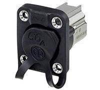 Neutrik Embase femelle de traversée NE8FDX-P6-W RJ45 CAT6a Noir 1 pc