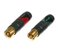 Neutrik Profi - Connecteur d'alimentation - RCA mâle - noir, rouge (pack de 2) G