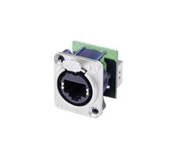 Neutrik Connecteur RJ45 etherCon D NE8FDP – RJ45 femelle droit 8P8C nickel – 1 pc