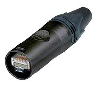 Neutrik Connecteur etherCON NE8MX6-B – CAT6 A RJ45 mâle droit 8P8C Noir 1 pièce