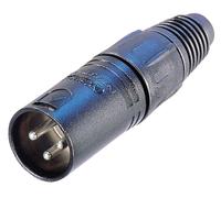 Neutrik X Series NC3MX-BAG - Connecteur audio - XLR3 (M) - noir