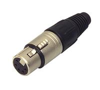 Neutrik XLR femelle, droit NC5FX Nombre de pôles (num): 5 argent 1 pc(s)