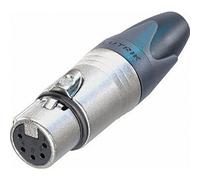 Neutrik XLR femelle, droit NC5FX Nombre de pôles (num): 5 argent 1 pc(s)
