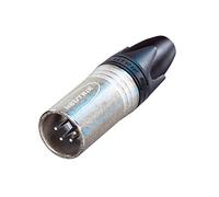 Neutrik NC4MXX connecteur de fils XLR Noir, Argent