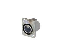 Neutrik XLR-Steckverbinder Flanschbuchse, Kontakte gerade Polzahl: 5 Silber NC5FD-LX 1 St. (NC5FD-LX)