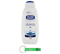 Neutro Roberts Bagnodoccia Idratante Lot de 12 gels douche à la glycérine naturelle - Gel douche aide à hydrater et à nettoyer la peau 450 ml + porte-clés Beni Culinari
