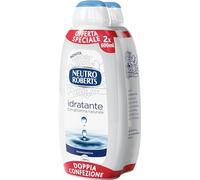 NEUTRO ROBERTS Bagnoschiuma Corps Hydratant avec Glycérine Naturelle, Action Epaisante, pour une peau hydratée, souple et protégée, Dermatologiquement testé, 2 flacons de 600 ml
