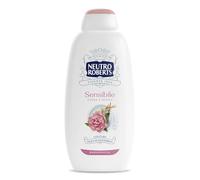 NEUTRO ROBERTS Bagnoschiuma Corps Sensible avec Avenine et Pivoine, idéal pour les peaux sensibles, Ingrédients d'origine naturelle, sans savon, testé, flacon de 600 ml