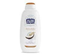 NEUTRO ROBERTS Bagnoschiuma Corps Sensible avec Avoine et coco, idéal pour les peaux sensibles, Ingrédients d'origine naturelle, Sans savon, Dermatologiquement testé, Flacon de 600 ml