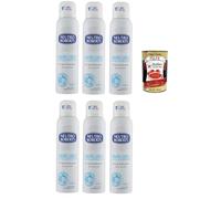 Neutro Roberts Delicato Lot de 6 déodorants en spray 150 ml + Italian Gourmet Polpa 400 g
