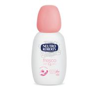 Neutro Roberts, Deodorante Spray Ecodeo Fresco Rosa, Zero Gas e Sali di Alluminio, Fragranza Monoi e Fresia, Fresco e Asciutto per 48 Ore, Deodorante Uomo e Donna, Flacone da 75 ml