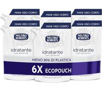 Neutro Roberts, Ecopouch Savon Liquide Hydratant à la Glycérine, Recharge écologique de Savon Liquide pour les Mains - Testé dermatologiquement, sans Savon - 6 Bouteilles de 400ml