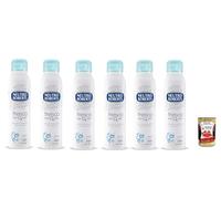 Neutro Roberts Fresco Zero% Sali Lot de 6 déodorants en spray sans sels d'aluminium 48h Parfum classique 6 x 150 ml Doux pour la peau Anti-taches + Italian Gourmet Polpa