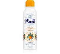 Neutro Roberts, Siracusa Déodorant en spray sans sels d'aluminium, sans taches, avec huile essentielle d'orange et de fleurs de sel, avec huile de glycérine pure, déodorant pour homme et femme, 200 ml