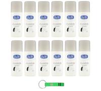 Neutro Roberts Lot de 12 déodorants invisibles en stick 0 % sels d'aluminium 0 % taches 40 ml + porte-clés Beni Culinari