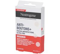 Neutrogena® Anti-Boutons+ Patchs Imperfections Ultra-fins, 24 Pansement(S) 1 pc(s)