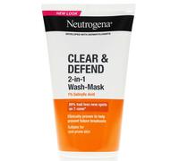 Neutrogena Clear & Defend 2-in-1 Wash Mask for Spot-Prone Skin 150ml, Oil-Free