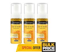 Neutrogena Clear Soothe Calme Curcuma Mousse Cleanser pour peaux sujettes...