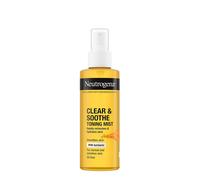 Neutrogena Clear & Soothe Toning Face Mist with Turmeric 125ml, Oil Free
