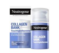 Neutrogena Collagen Bank Crème hydratante anti-âge avec technologie Bakuchiol & Micro peptides Crème raffermissante au collagène pour le visage et le cou 50 ml