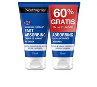 Neutrogena Crème pour Mains à Absorption Rapide Duplo, 75 ml - Lot de 2