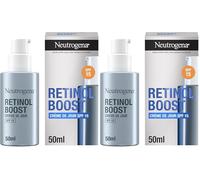 Neutrogena - Crème de Jour Retinol Boost Spf 15 (50 ml) - Soin Visage au Rétinol pour Combattre les Signes Visibles du Vieillissement - Crème Hydratante avec Protection Solaire (Lot de 2)