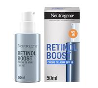 Neutrogena, Crème de Jour Retinol Boost Spf 15 (50 ml) - Soin Visage au Rétinol pour Combattre les Signes Visibles du Vieillissement - Crème Hydratante avec Protection Solaire