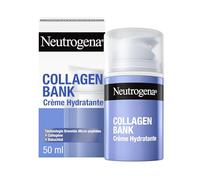 Neutrogena - Crème Hydratante Visage Collagen Bank (50 ml) - Micro-peptides + collagène + bakuchiol pour une peau plus ferme et repulpée - Testé cliniquement et fabriqué en France