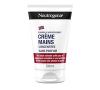 Neutrogena - Crème Mains Concentrée Sans Parfum Formule Norvégienne (tube de 50 ml) - Crème apaisante pour un soulagement immédiat - Crème hydratante 24 h pour mains très sèches et gercées