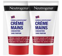 Neutrogena Crème Mains Hydratation 24h Peaux Très Sèches 2x50ml