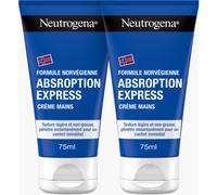 Neutrogena Crème Mains Hydratation Instantanée Peaux Sèches 2x75ml