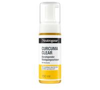 Neutrogena Curcuma Clear Mousse nettoyante apaisante 150 ml | Nettoyage doux du visage avec curcuma, démaquillant doux et sans huile pour peaux impures et sensibles
