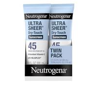 Neutrogena Ecran solaire sec au toucher Ultra Sheer - Protection UVA/UVB à large spectre - SPF 45-89 ml - 2 unités/paquet