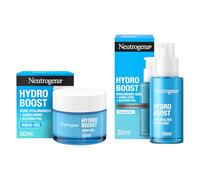Neutrogena, ensemble de Soin Complet Hydro Boost (2 Produits) - Sérum Ultra Hydratant (Flacon-Pompe de 30 ml) plus Aqua-Gel (Pot de 50 ml)