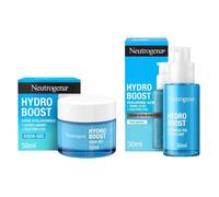 Neutrogena - Ensemble de Soin Complet Hydro Boost (2 produits) - Sérum Ultra Hydratant Hydro Boost (flacon-pompe de 30 ml) + Aqua-Gel Hydro Boost (pot de 50 ml)