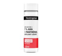 Neutrogena Exfoliant Liquide Anti-Boutons + 7 % AHA + Panthénol, 125 ml | Aide à éliminer les cellules mortes et l'excès de sébum, Sans parfum, Acide glycolique + acide citrique, pH optimal